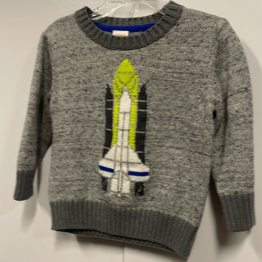 New Gymboree cotton sweater. Space shuttle, space x.  NASA.  Future Nerd